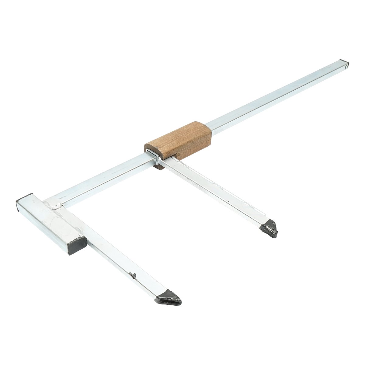 Clupa forestiera 600mm metalica cu maner de lemn